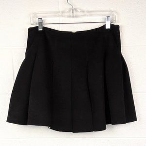 T By Alexander Wang Pleated Scuba Mini Skirt
